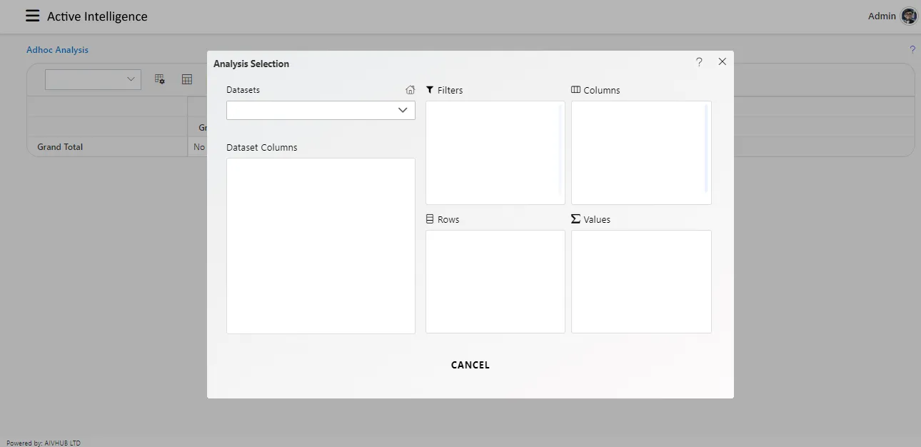 Document adhoc analysis -icon 1