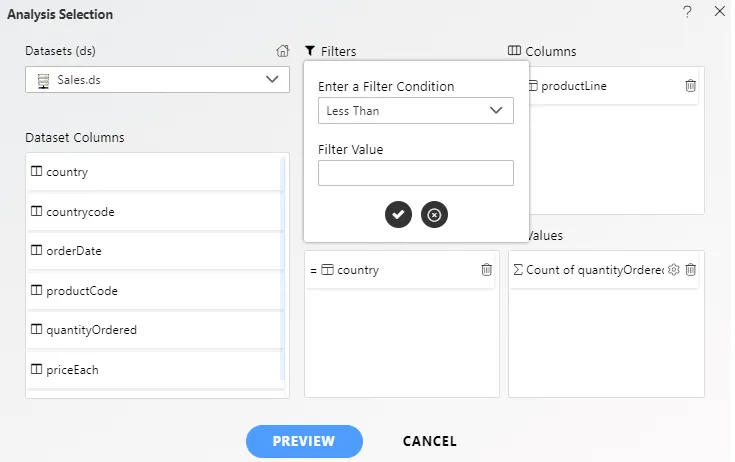 Document adhoc analysis -icon 1