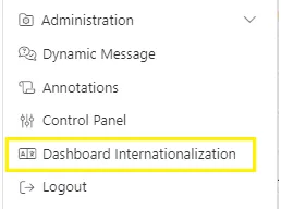 Dashboard Internalization