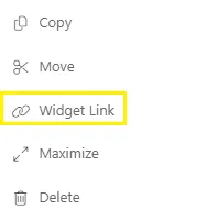 document widget