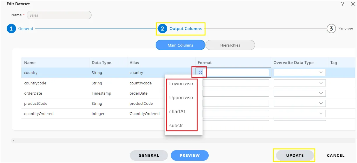 Format Options