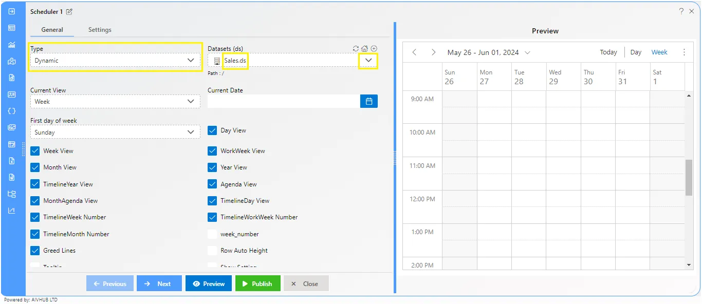 Dynamic Schedule Dataset