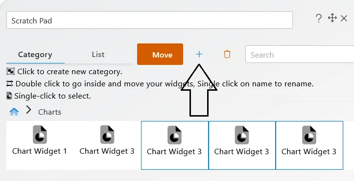 Widget-basket introduction