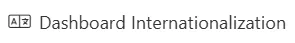 Dashboard Internalization