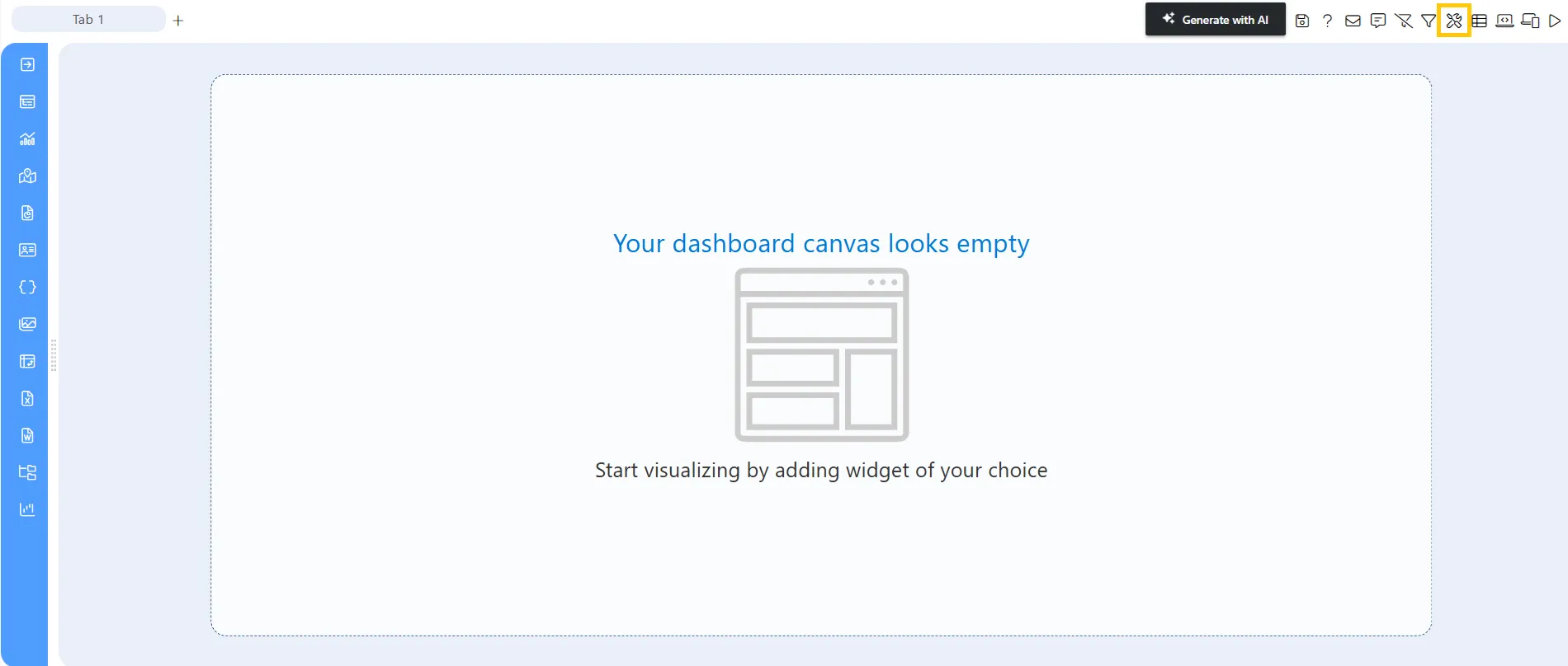 dashboard setting