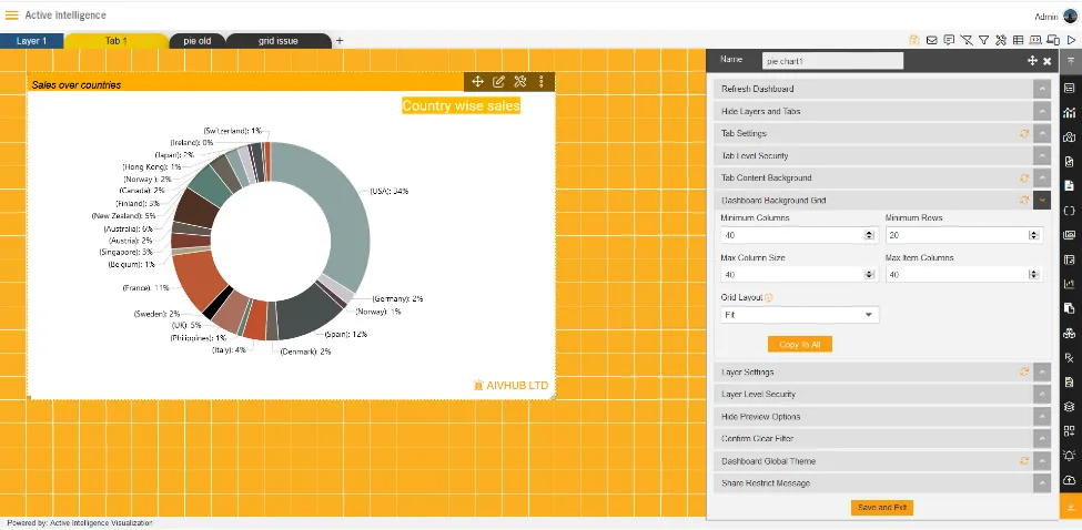 Dashboard Background Grid | AIV