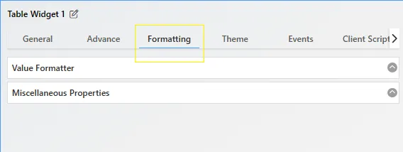 formattingtabtable