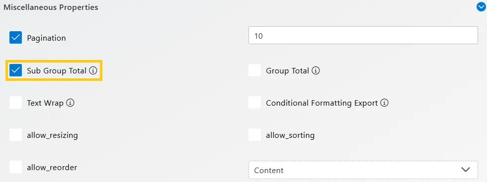 formattingtabtable