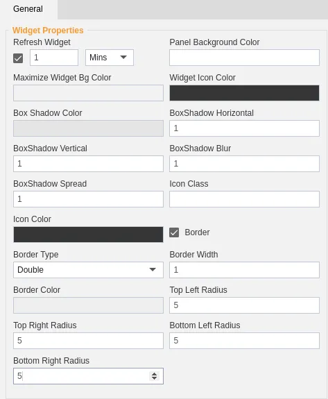 Settings Tab Card | AIV