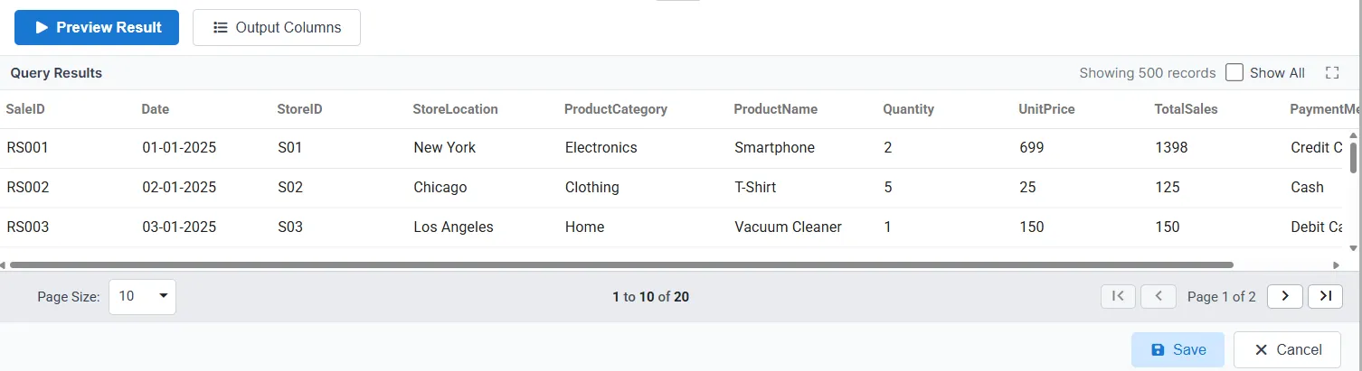 Simple Preview Results