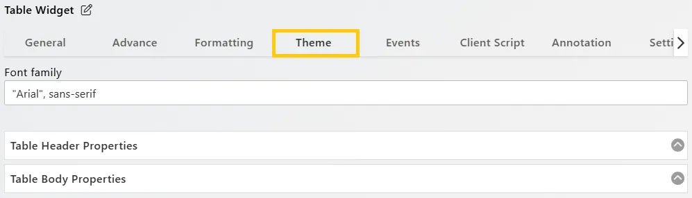 themeoftable