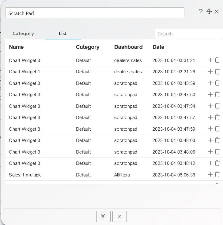 Widget-basket introduction